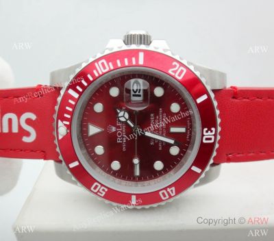 Rolex Submariner Supreme 40mm watch Red Face Rolex Replica